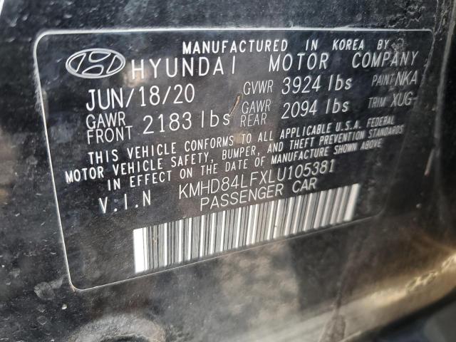 Photo 11 VIN: KMHD84LFXLU105381 - HYUNDAI ELANTRA SE 