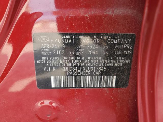 Photo 11 VIN: KMHD84LFXLU917845 - HYUNDAI ELANTRA 