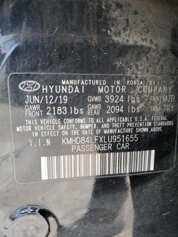 Photo 11 VIN: KMHD84LFXLU951655 - HYUNDAI ELANTRA SE 