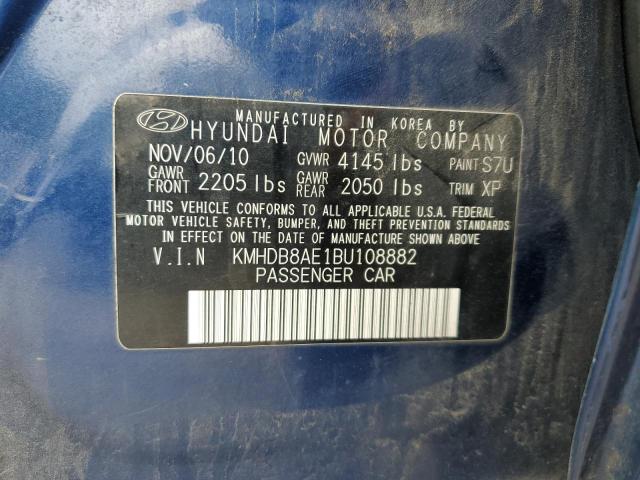 Photo 12 VIN: KMHDB8AE1BU108882 - HYUNDAI ELANTRA 