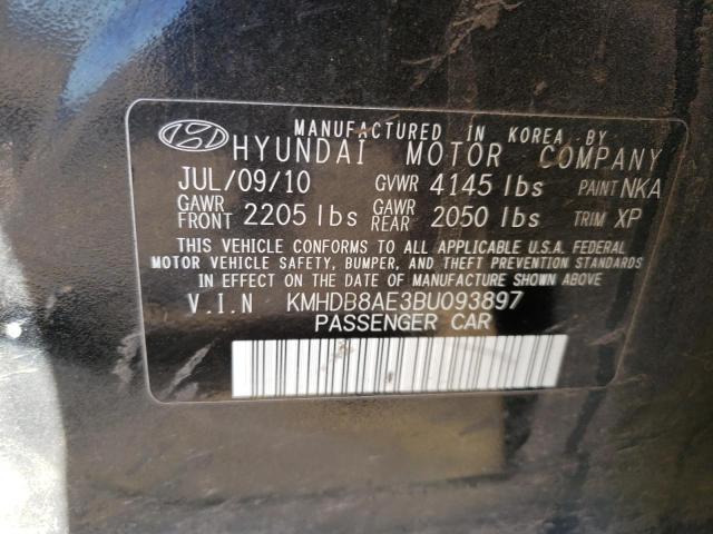 Photo 11 VIN: KMHDB8AE3BU093897 - HYUNDAI ELANTRA TO 