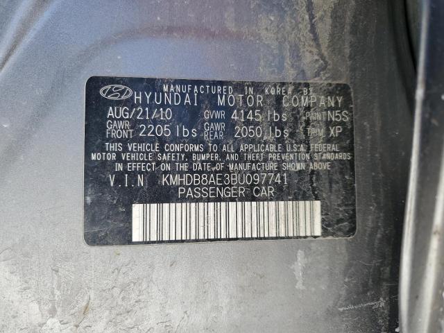 Photo 11 VIN: KMHDB8AE3BU097741 - HYUNDAI ELANTRA 