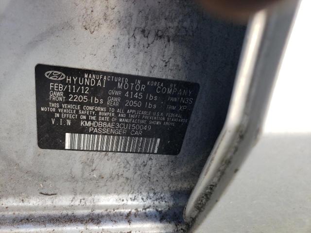 Photo 12 VIN: KMHDB8AE3CU150049 - HYUNDAI ELANTRA TO 