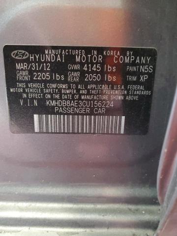 Photo 11 VIN: KMHDB8AE3CU156224 - HYUNDAI ELANTRA 