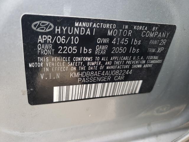 Photo 9 VIN: KMHDB8AE4AU082244 - HYUNDAI ELANTRA TO 