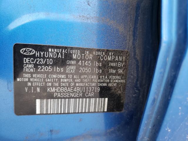 Photo 9 VIN: KMHDB8AE4BU113719 - HYUNDAI ELANTRA TO 