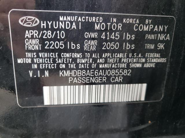 Photo 9 VIN: KMHDB8AE6AU085582 - HYUNDAI ELANTRA TO 