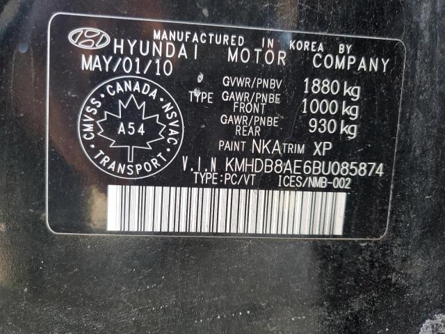 Photo 11 VIN: KMHDB8AE6BU085874 - HYUNDAI ELANTRA TO 