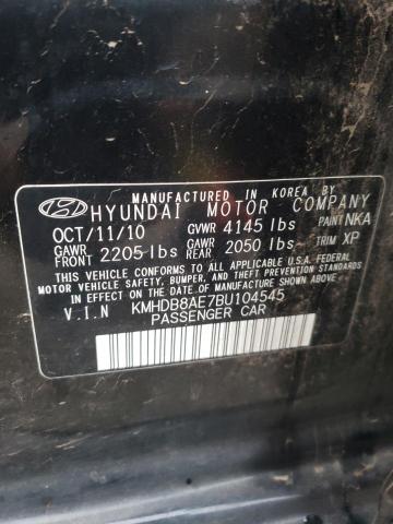 Photo 11 VIN: KMHDB8AE7BU104545 - HYUNDAI ELANTRA TO 