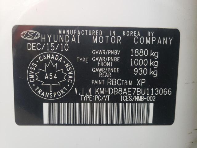 Photo 11 VIN: KMHDB8AE7BU113066 - HYUNDAI ELANTRA TO 