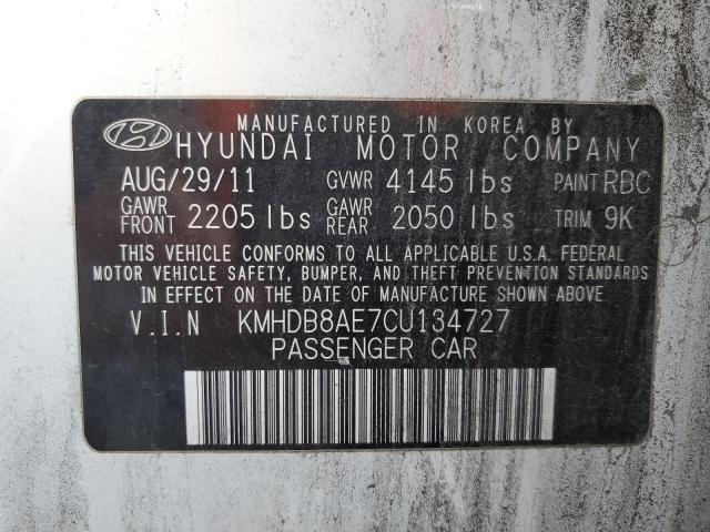 Photo 11 VIN: KMHDB8AE7CU134727 - HYUNDAI ELANTRA 