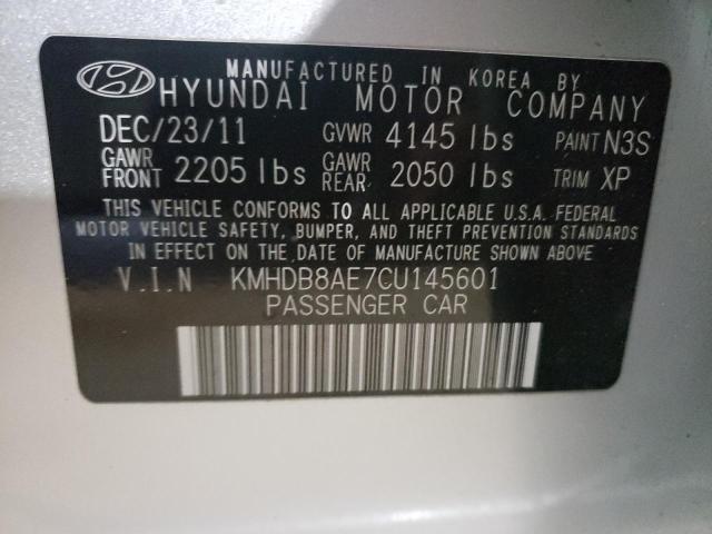 Photo 9 VIN: KMHDB8AE7CU145601 - HYUNDAI ELANTRA TO 