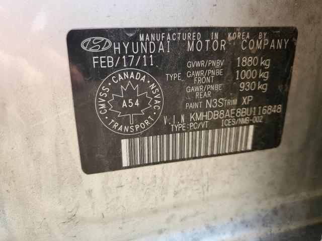 Photo 11 VIN: KMHDB8AE8BU116848 - HYUNDAI ELANTRA TO 