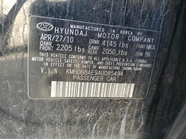 Photo 11 VIN: KMHDB8AE9AU085494 - HYUNDAI ELANTRA TO 