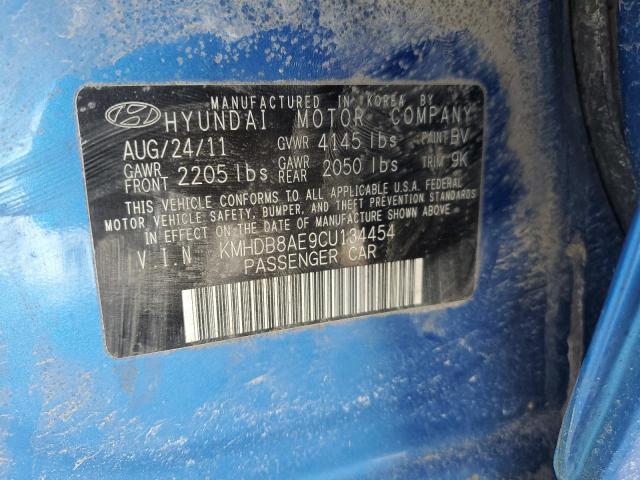 Photo 11 VIN: KMHDB8AE9CU134454 - HYUNDAI ELANTRA 