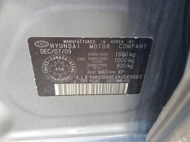 Photo 11 VIN: KMHDB8AEXAU069563 - HYUNDAI ELANTRA 