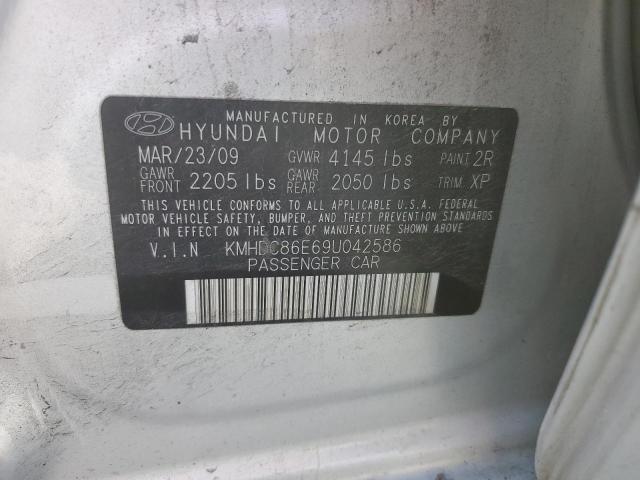 Photo 12 VIN: KMHDC86E69U042586 - HYUNDAI ELANTRA TO 