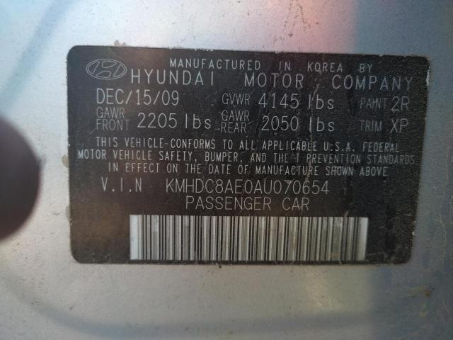 Photo 11 VIN: KMHDC8AE0AU070654 - HYUNDAI ELANTRA TO 