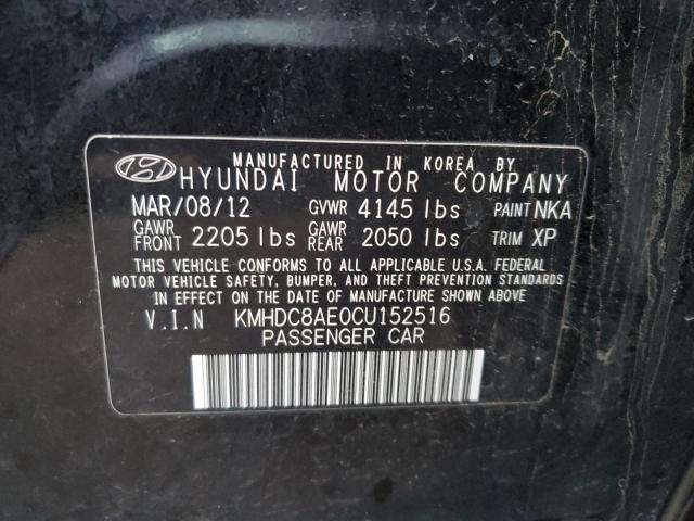 Photo 11 VIN: KMHDC8AE0CU152516 - HYUNDAI ELANTRA TO 