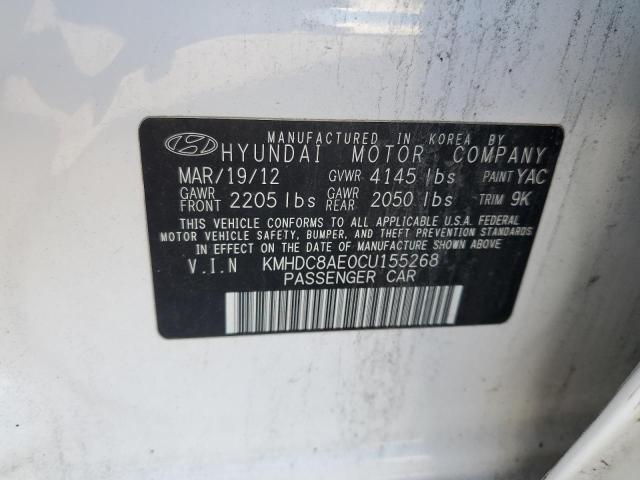 Photo 11 VIN: KMHDC8AE0CU155268 - HYUNDAI ELANTRA TO 