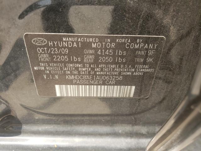 Photo 9 VIN: KMHDC8AE1AU063258 - HYUNDAI ELANTRA TO 