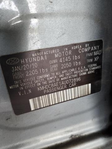 Photo 11 VIN: KMHDC8AE1AU072896 - HYUNDAI ELANTRA TO 