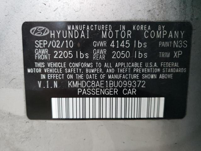 Photo 9 VIN: KMHDC8AE1BU099372 - HYUNDAI ELANTRA 