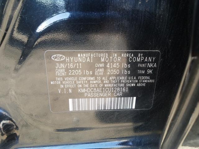 Photo 9 VIN: KMHDC8AE1CU128161 - HYUNDAI ELANTRA TO 