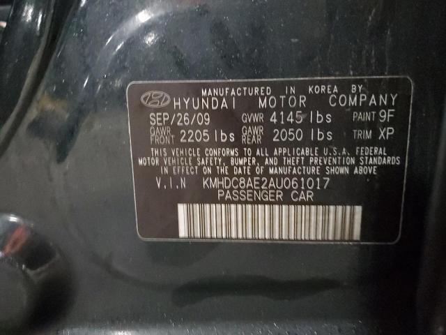 Photo 11 VIN: KMHDC8AE2AU061017 - HYUNDAI ELANTRA TO 