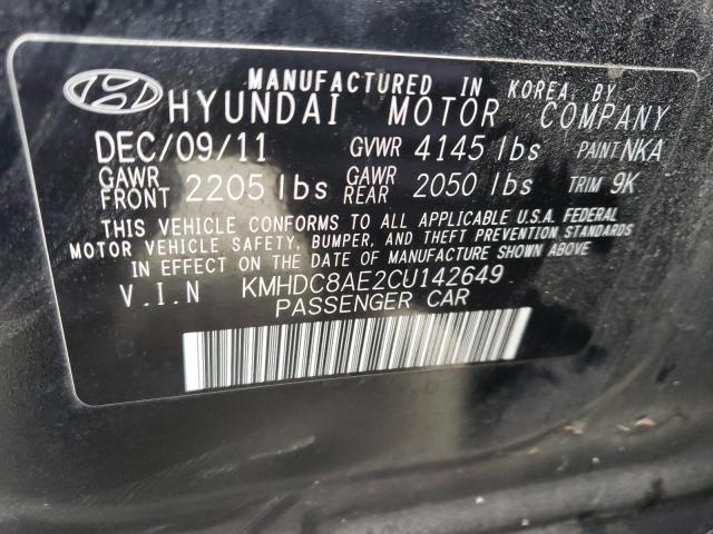 Photo 9 VIN: KMHDC8AE2CU142649 - HYUNDAI ELANTRA TO 