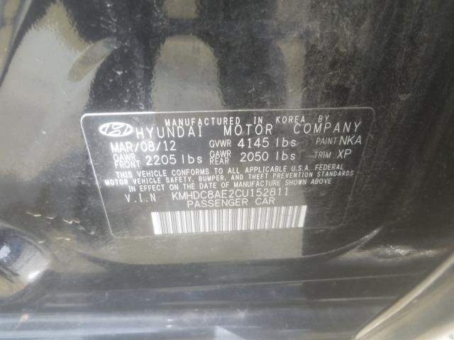 Photo 9 VIN: KMHDC8AE2CU152811 - HYUNDAI ELANTRA TO 