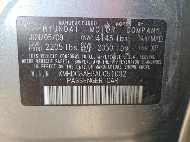 Photo 12 VIN: KMHDC8AE3AU051032 - HYUNDAI ELANTRA 