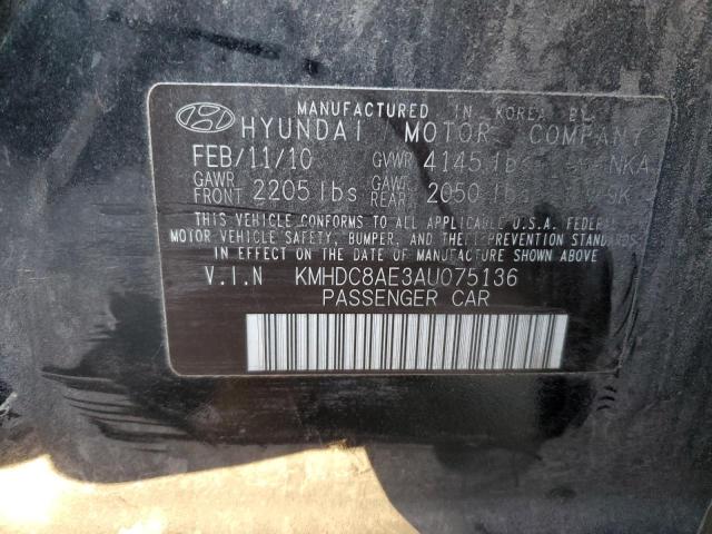 Photo 11 VIN: KMHDC8AE3AU075136 - HYUNDAI ELANTRA 