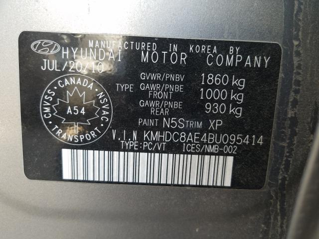 Photo 9 VIN: KMHDC8AE4BU095414 - HYUNDAI ELANTRA TO 