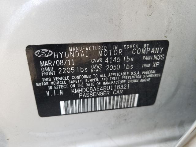 Photo 9 VIN: KMHDC8AE4BU118321 - HYUNDAI ELANTRA TO 