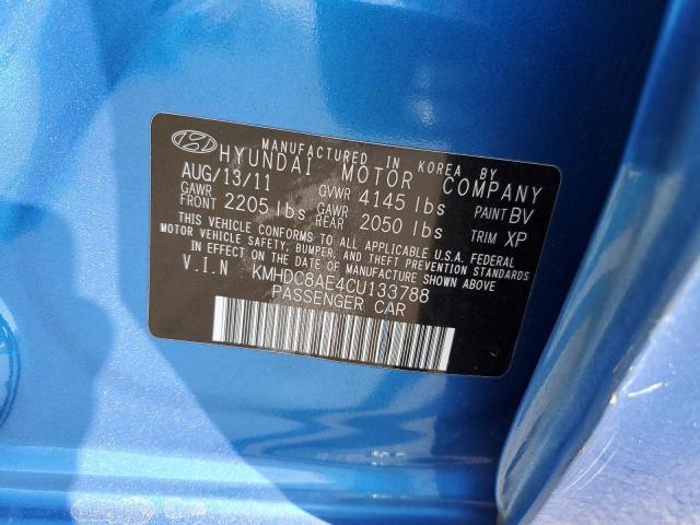 Photo 11 VIN: KMHDC8AE4CU133788 - HYUNDAI ELANTRA 