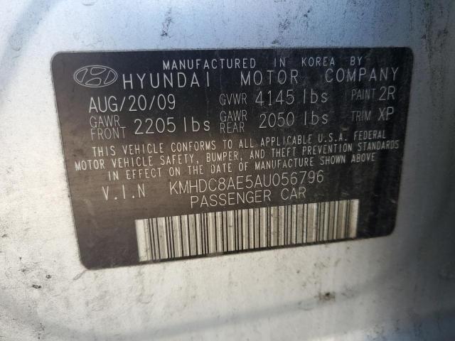 Photo 11 VIN: KMHDC8AE5AU056796 - HYUNDAI ELANTRA TO 