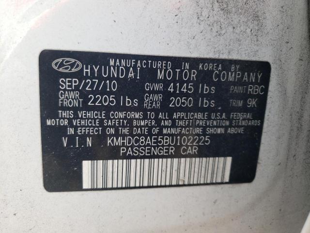 Photo 11 VIN: KMHDC8AE5BU102225 - HYUNDAI ELANTRA TO 