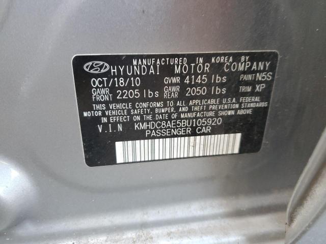 Photo 11 VIN: KMHDC8AE5BU105920 - HYUNDAI ELANTRA 