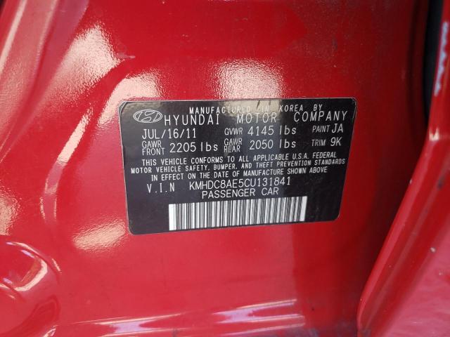 Photo 11 VIN: KMHDC8AE5CU131841 - HYUNDAI ELANTRA TO 