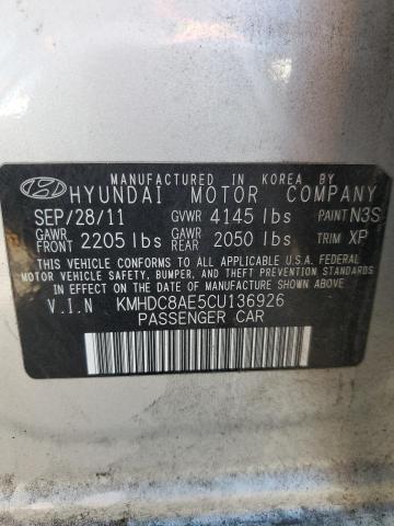 Photo 11 VIN: KMHDC8AE5CU136926 - HYUNDAI ELANTRA TO 