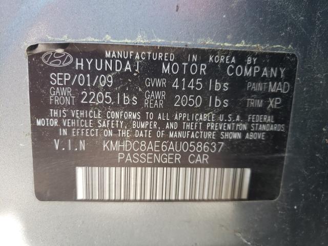 Photo 9 VIN: KMHDC8AE6AU058637 - HYUNDAI ELANTRA TO 