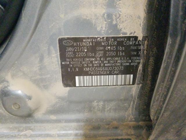 Photo 9 VIN: KMHDC8AE6AU073073 - HYUNDAI ELANTRA TO 