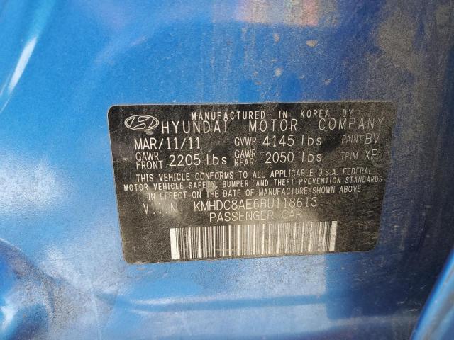 Photo 9 VIN: KMHDC8AE6BU118613 - HYUNDAI ELANTRA TO 