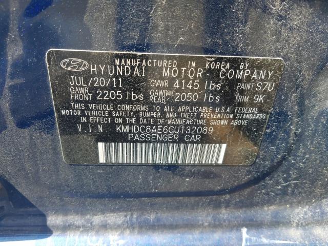 Photo 9 VIN: KMHDC8AE6CU132089 - HYUNDAI ELANTRA TO 