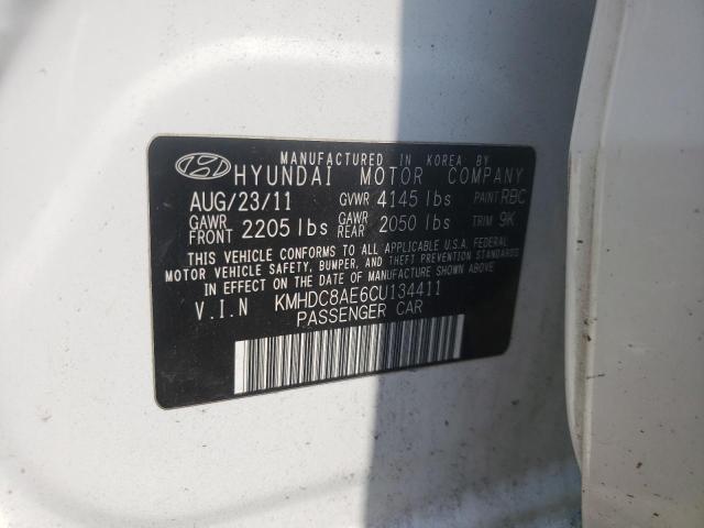 Photo 9 VIN: KMHDC8AE6CU134411 - HYUNDAI ELANTRA TO 