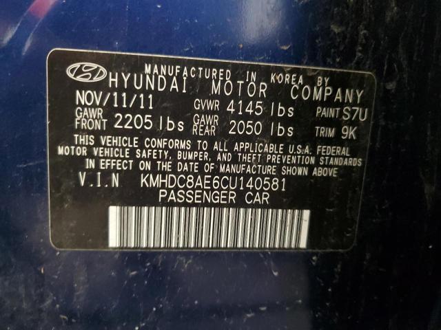 Photo 13 VIN: KMHDC8AE6CU140581 - HYUNDAI ELANTRA 