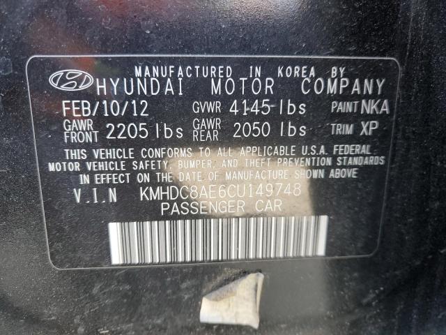 Photo 11 VIN: KMHDC8AE6CU149748 - HYUNDAI ELANTRA TO 