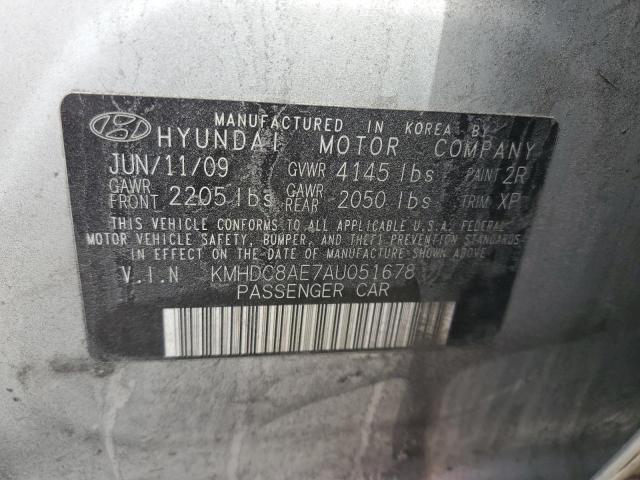 Photo 11 VIN: KMHDC8AE7AU051678 - HYUNDAI ELANTRA TO 