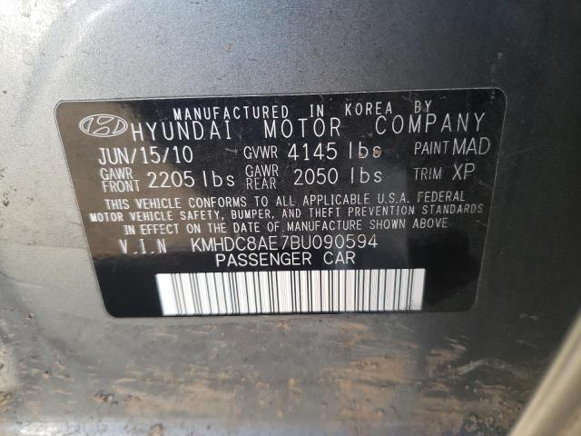 Photo 11 VIN: KMHDC8AE7BU090594 - HYUNDAI ELANTRA TO 